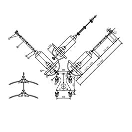 400kV V-Suspension Quad Insulator String